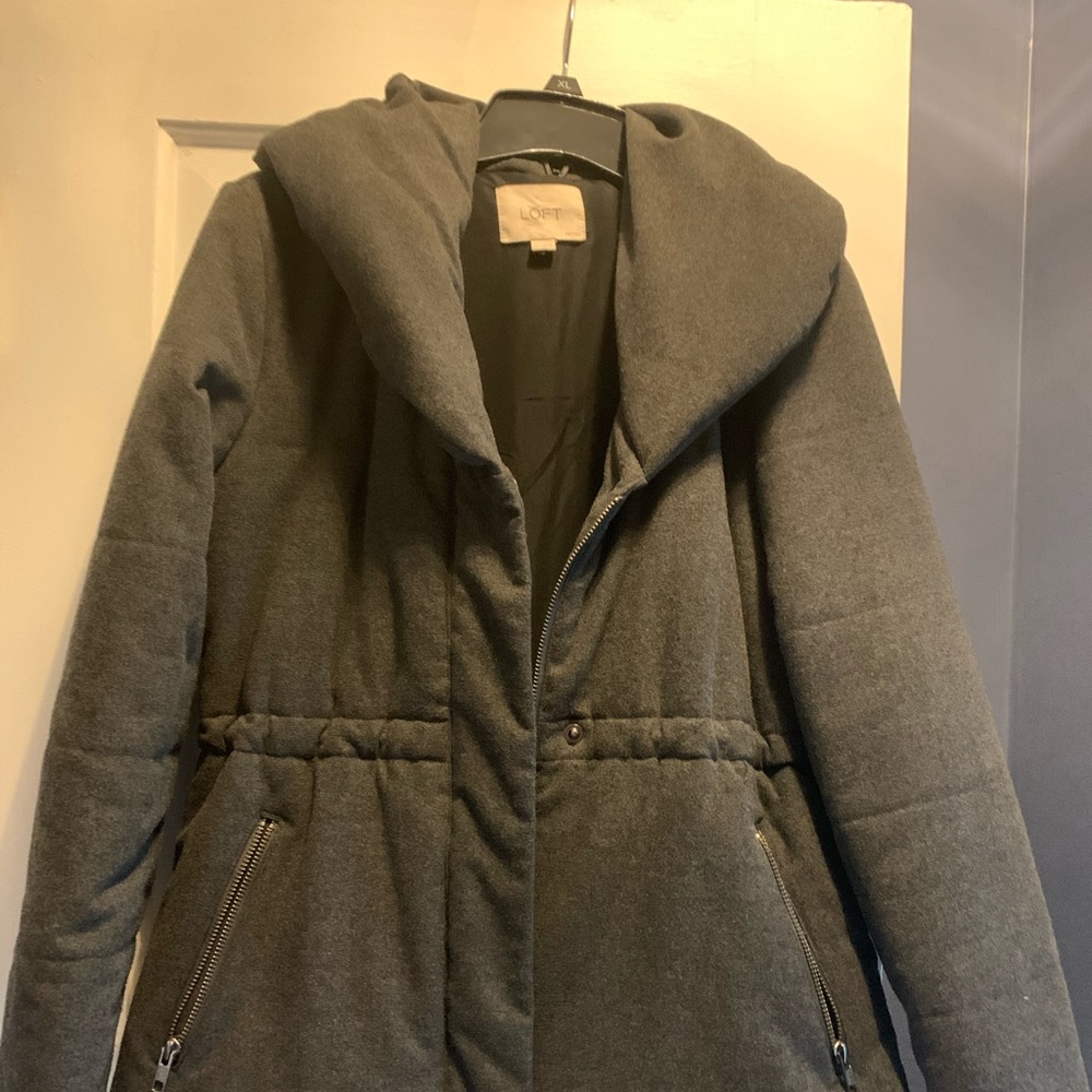 Super Soft Grey Loft Coat
